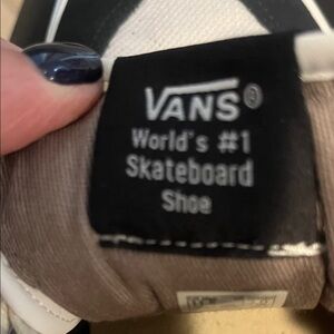 Vans Classic Skate Shoes in Black and White